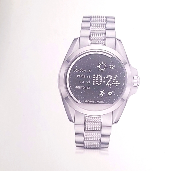 Michael Kors Bradshaw smart watch, crystals on band all in tack. Works perfectly - Picture 4 of 11